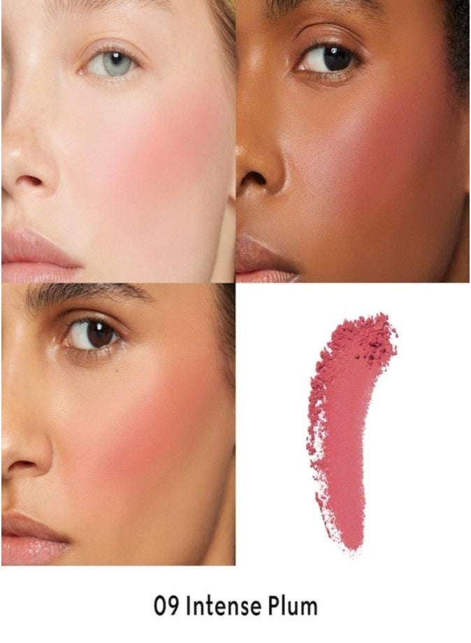 Gucci Luminous Matte Powder Blush 5.5g – 09 Intense Plum - true plum Long-Wear Luxury Cheek Color - Image 2